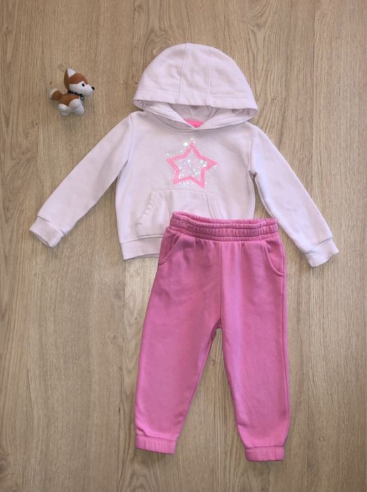 Спортивный костюм для девочки на флисе 2 года