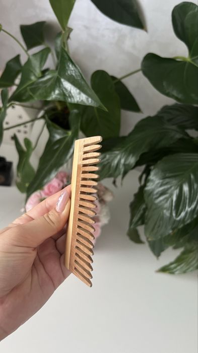 Расческа деревянна гребінець гребешок из