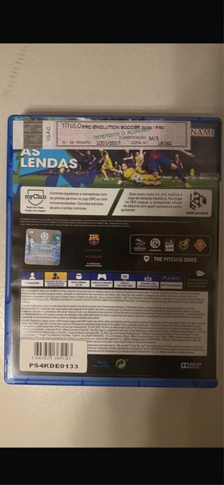Jogo PlayStation4 PES 2018