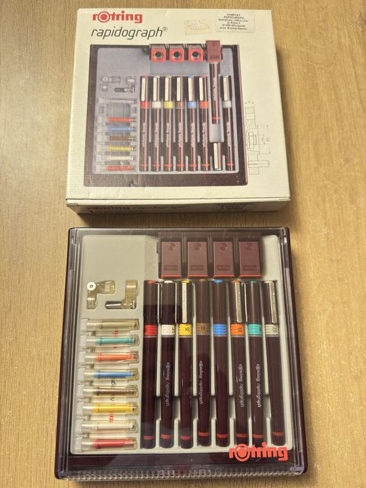 Rotring rapidograph 8 sztuk