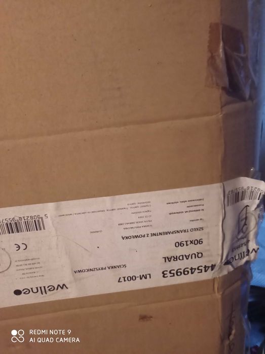 Ścianka boczna lewa prysznica