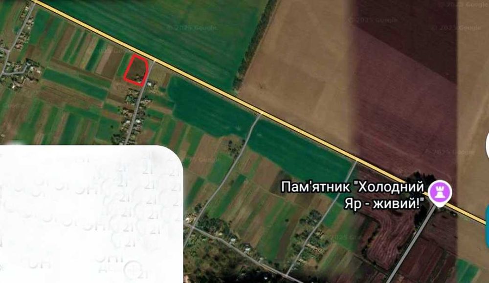 Дві фасадні ділянки над дорогою P10 Черкаси Дніпро 46 соток. Фасад 50 метрів. Підходить під  АЗС, АЗК,  Сонячні станції для бізнесу, Готель