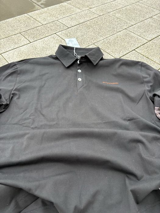 Koszulka z długim rękawem polo longsleeve czarna