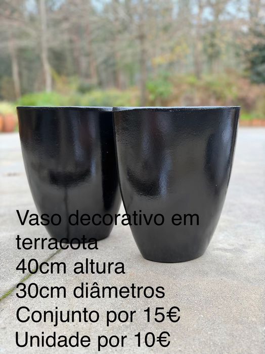 VASOS NOVOS EM TERRACOTA – Venda direta, fechamento de fabricante