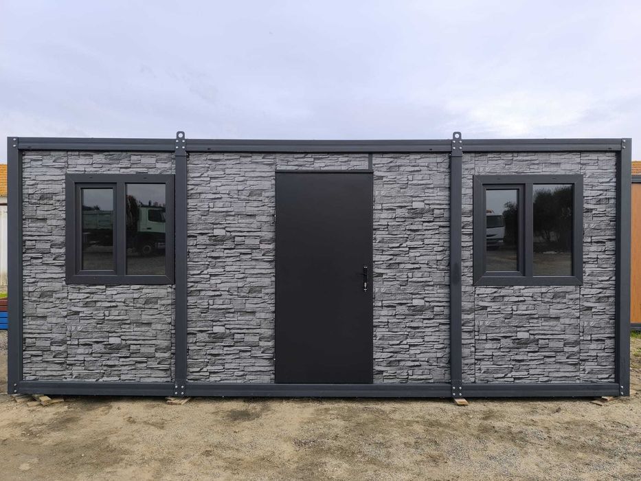 Casa pré-fabricada, bungalow, Contentor, Escritório, 5.9 x 2.4 m