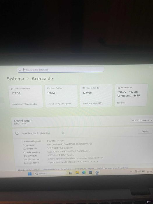 Dell Latitude 5340 14" i7-1365U - 32GB - 512GB SSD - Windows 11 Pro