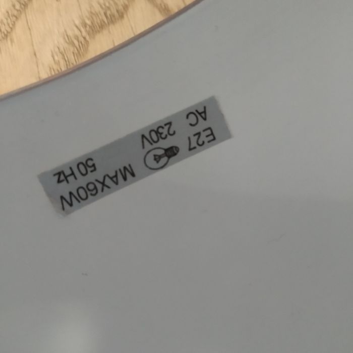 Lampa sufitowa srebrna