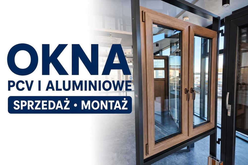 Okna, drzwi, bramy – PVC, aluminium | sprzedaż - montaż