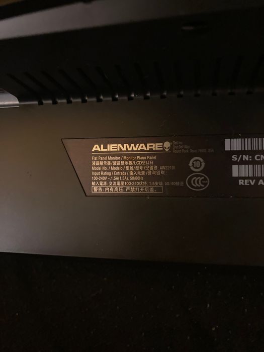 Monitor Dell Alienware AW2210T
