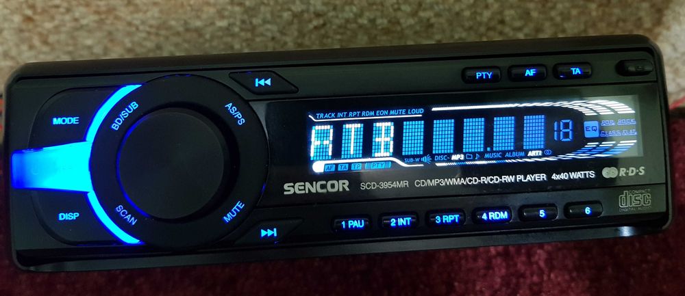 Автомагнітола Sencor SCD 3954MR