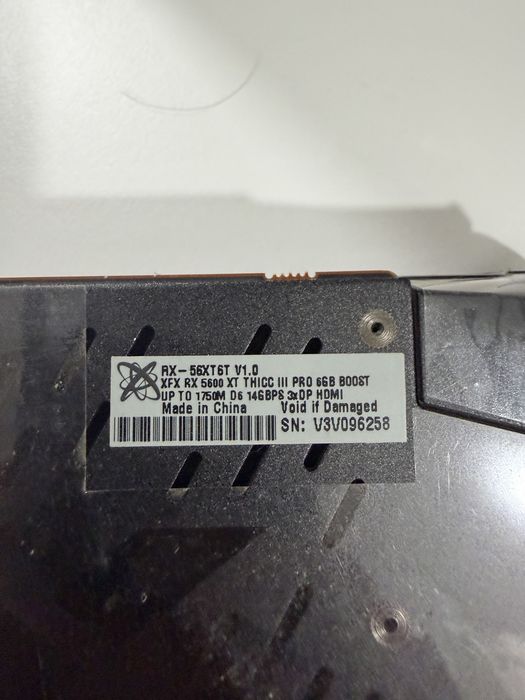 XFX Radeon RX 5600 XT 6GB GDDR6