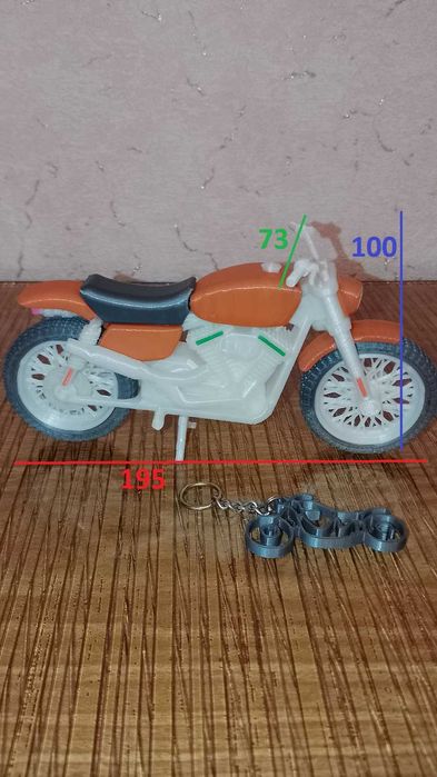 Моделька мотоцикла 3d друк + подарунок