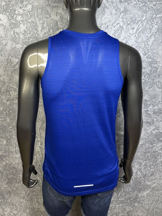 Nike dri-fit running майка безрукавка S размер беговая синяя