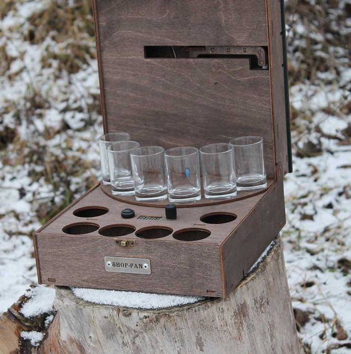 Алкодозатор на 6 чарок – автоматичний наливатор напоїв алкобармен