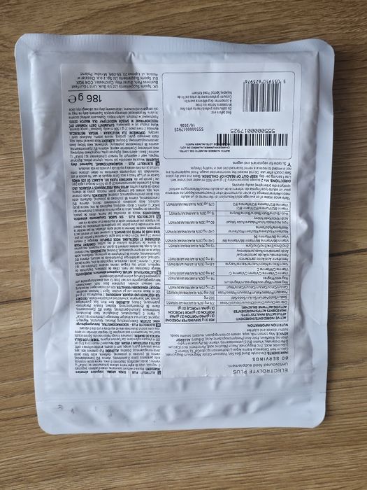 Elektrolity Bulk  Electrolyte Plus - Bez dodatków smakowych 60 porcje