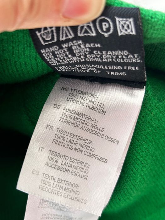 Norrona czapka na zimę naturalna 100% merino
