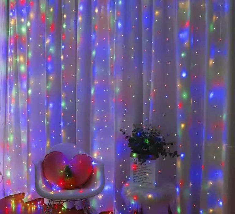 АКЦІЯ! Гирлянда штора Холодне, Тепле, Різнокольорова Гірлянда Від 220В