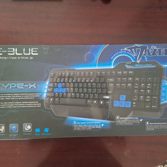 Teclado gaming e-blue em otimo estado.