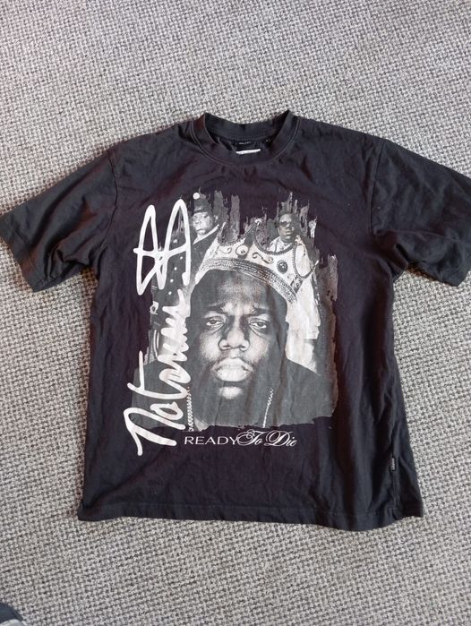 czarny T-shirt z  The Notorious B.I.G. album "Ready To Die" r. L