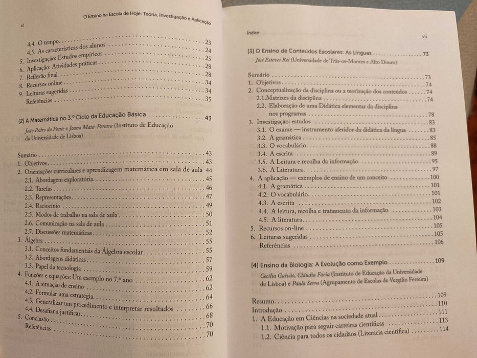 Livro "O Ensino na Escola de Hoje", coord. Feliciano Veiga