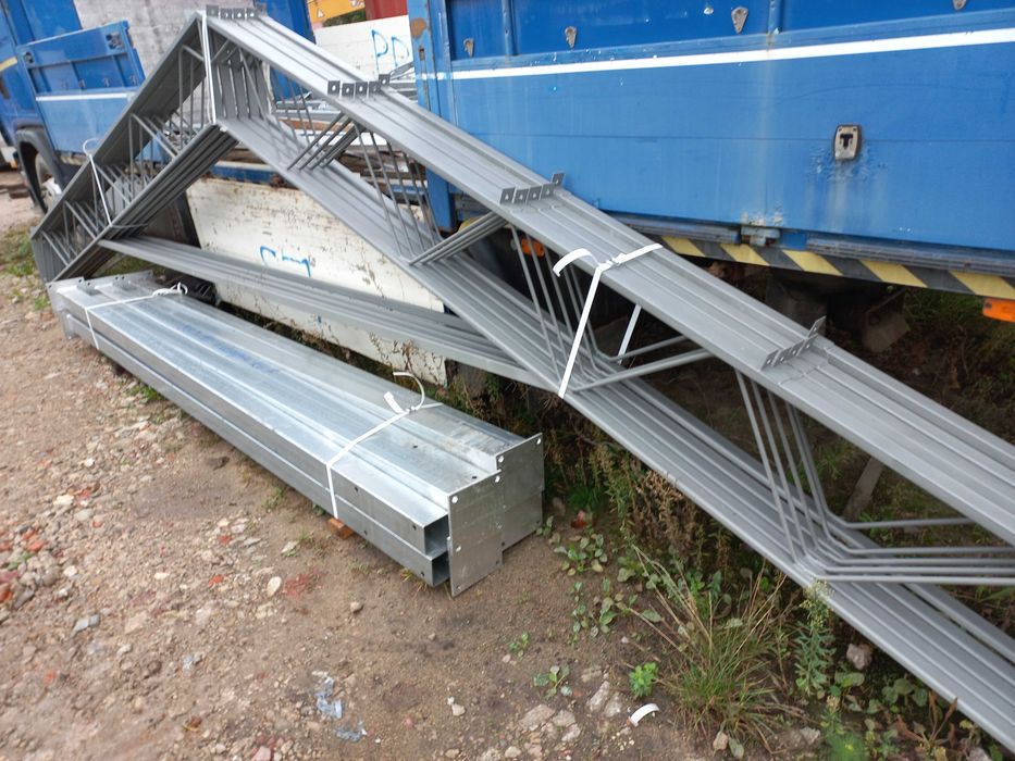 KONSTRUKCJA WIATA OCYNKOWANA 7 x 13m Garaż Magazyn Hala Rolna warsztat