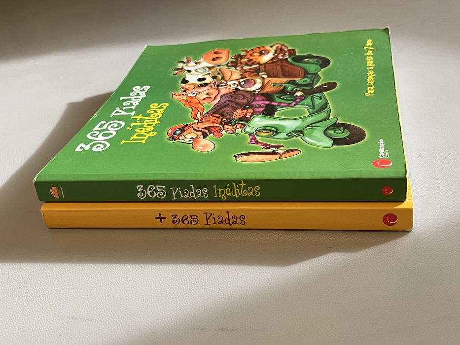 2 livros de 365 piadas