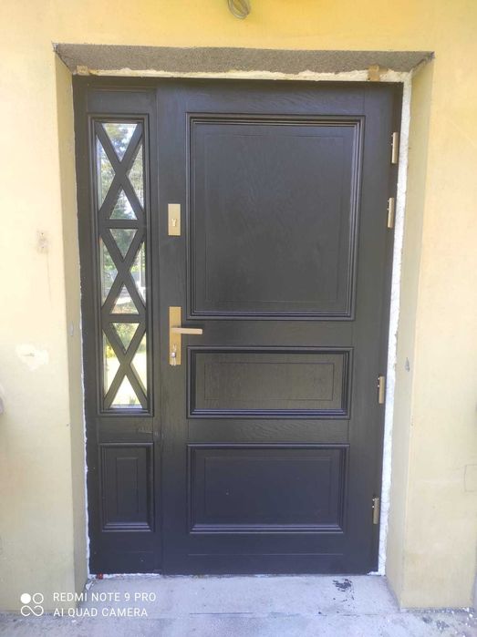 Drzwi wejściowe zewnętrzne dębowe dostawa GRATIS pomiar montaż dotacja