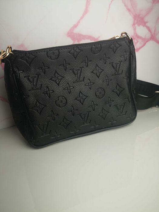 Torba damska 3w1 louis vuitton czarna torebka