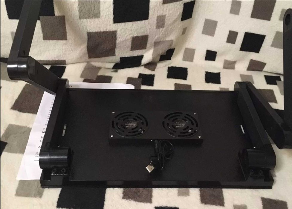 столик для ноутбука підставка з охолодженням по usb