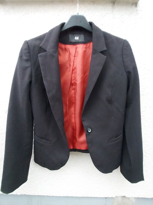 Marynarka czarna H&M