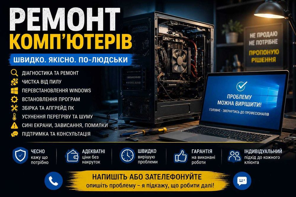 Ремонт Комп'ютерів/Ноутбуків