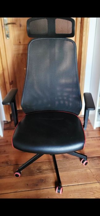 Krzesło gamingowe IKEA MATCHSPEL Bomstad czarny (używane)