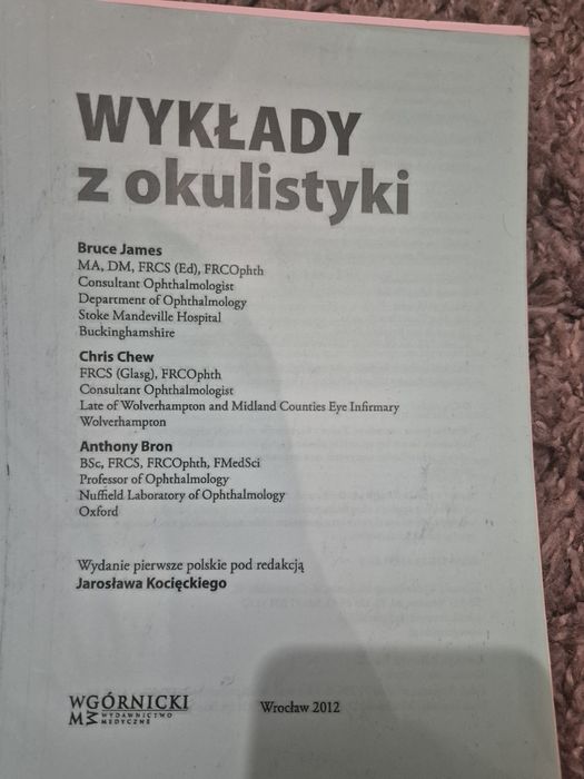 Skrypt okulistyka
