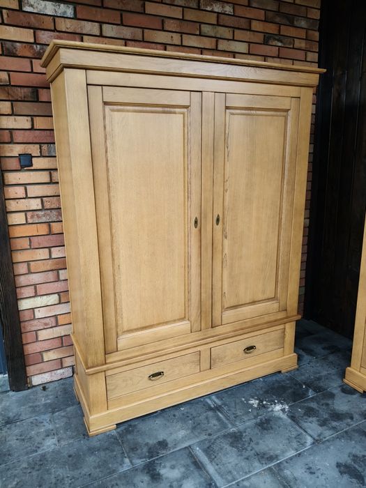 Aktówka dębowa + komódka / Meble Holenderskie