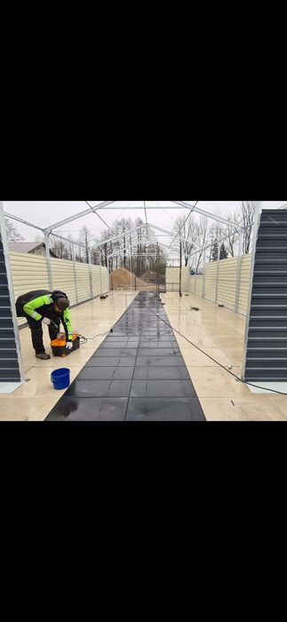 Pompowany dach ,hala 15mx8m