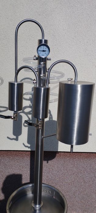 Destylator, keg 50 L, odstojniki