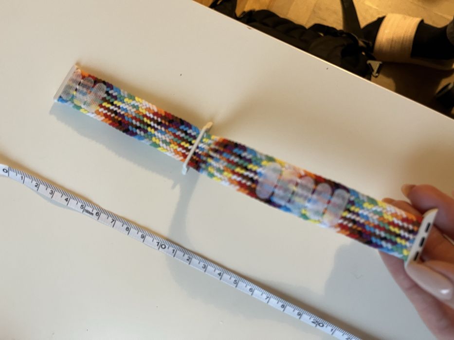 Pasek kolorowy pleciony do apple watch