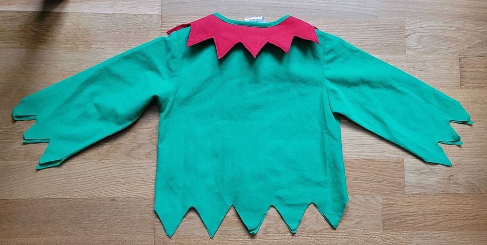 Strój karnawałowy skrzat koszulka