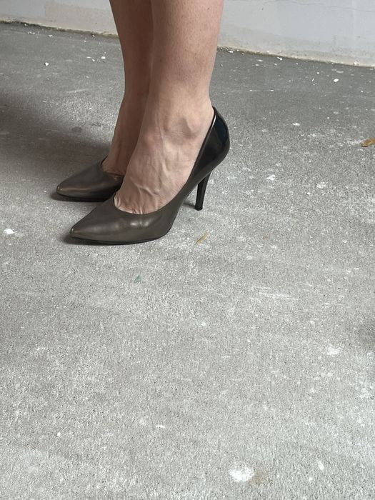 Szpilki 3 pary czarne bezowe nude ombre rozmiar 39
