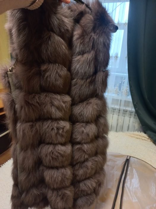 Желетка з хутра песця