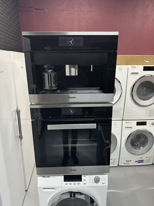 Комплект Духовка - Пароварка + Кавомашина Miele  DGC 6860 + CVA 6805