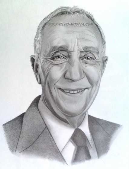 Desenhos e pinturas de retratos artísticos