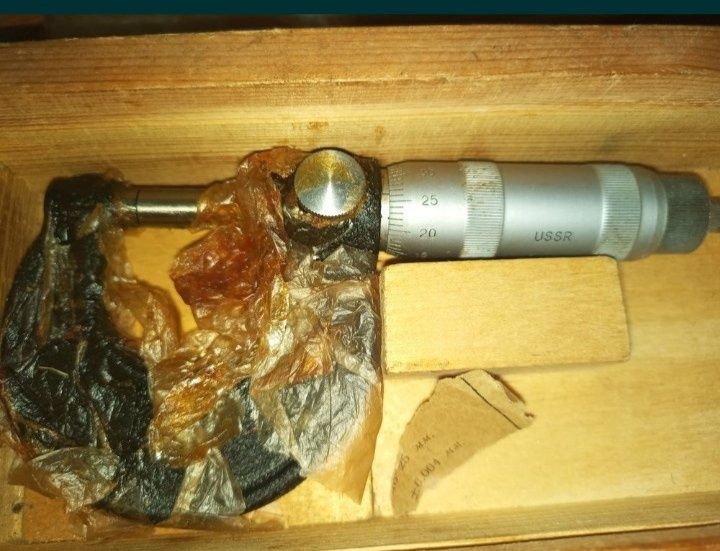 Микрометр МК 0 - 25 мм. Новый . СССР