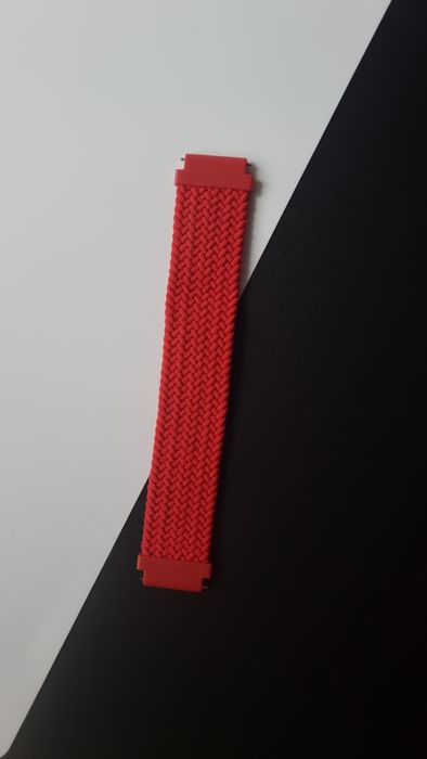 Pasek plecionego materiału 20 mm do zegarka Samsung, Huawei, Amazfit,