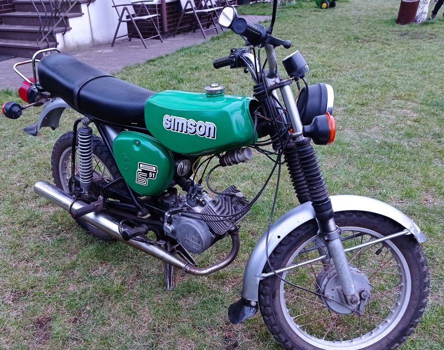 Motorower Simson S51 IFA Nie enduro motor motorynka PRL ZAMIANA Kobyłka ...