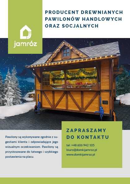 Pawilon gastronomiczno-handlowy mobilny