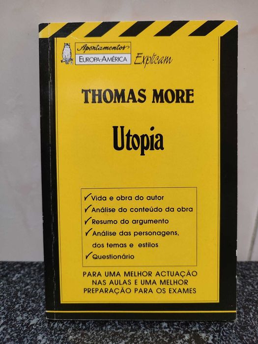Utopia, da coleção Apontamentos Europa-América (NOVO)
