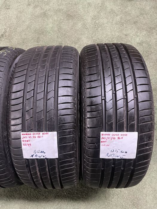 4x 215/45R16 86H KUMHO ECSTA HS51 opona letnia DEMO RANT OCHRONNY