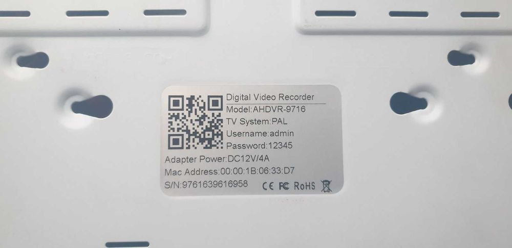 EvoVizion AHDVR-9716 16-канальный видеорегистратор Б/У