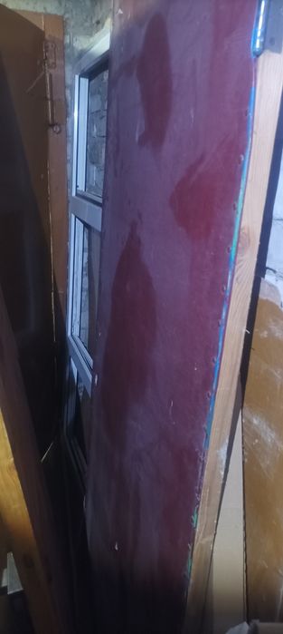 Двері дерев'яні вхідні, б/у